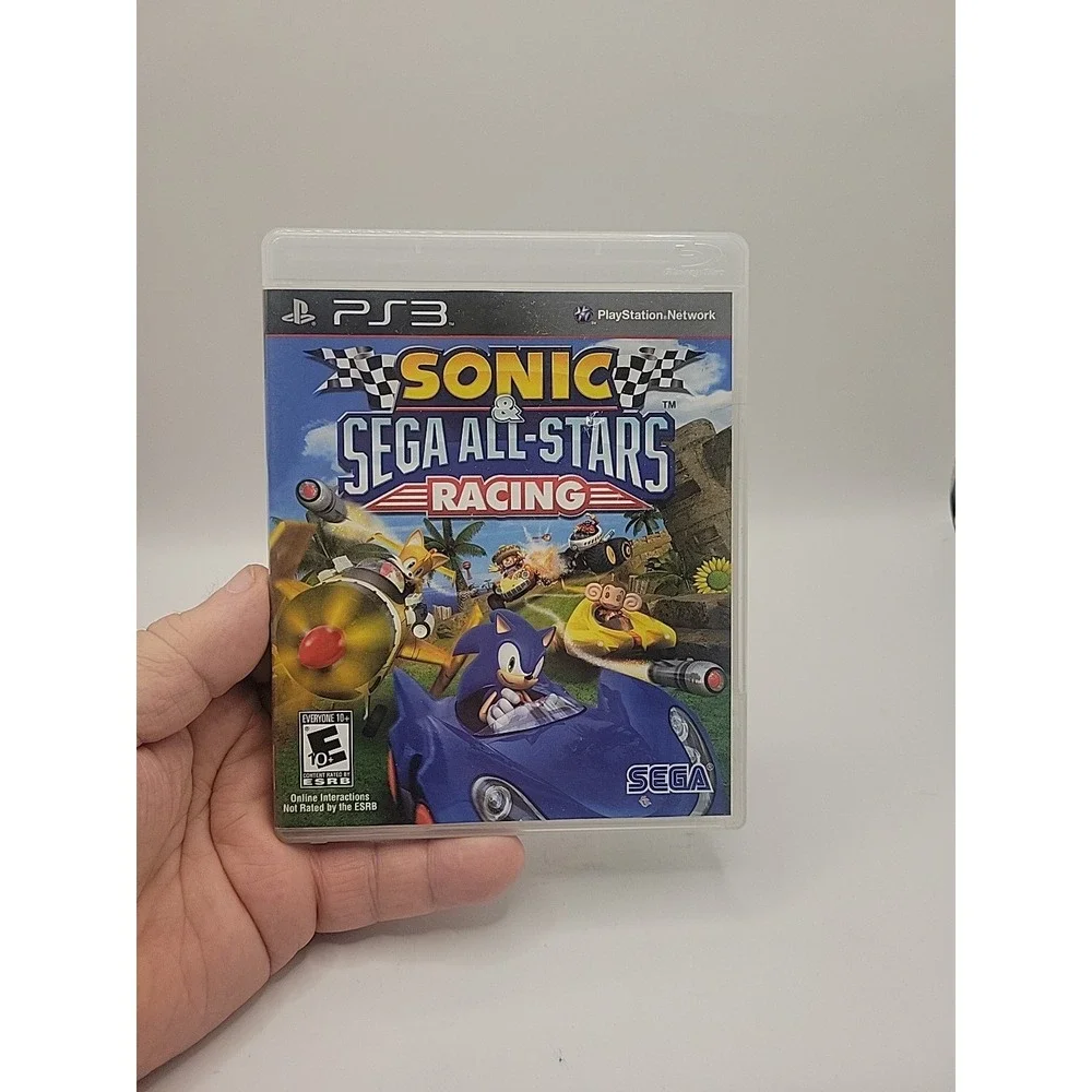 Sonic & Sega All-Stars Racing (Sony PlayStation 3, 2010) Complete PS3 NO MANUAL